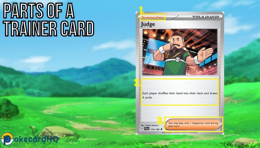 Parts Of Trainer Card