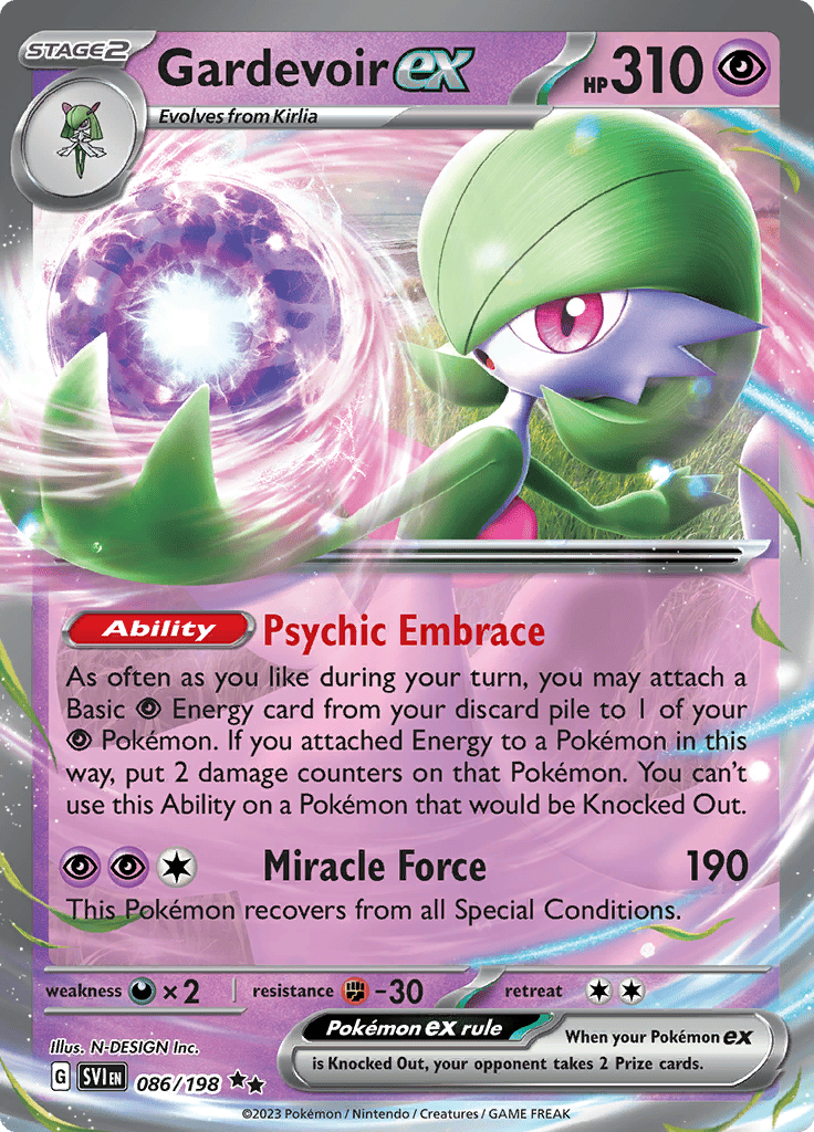 Gardevoir Ex (Scarlet &Amp; Violet – 86/198)