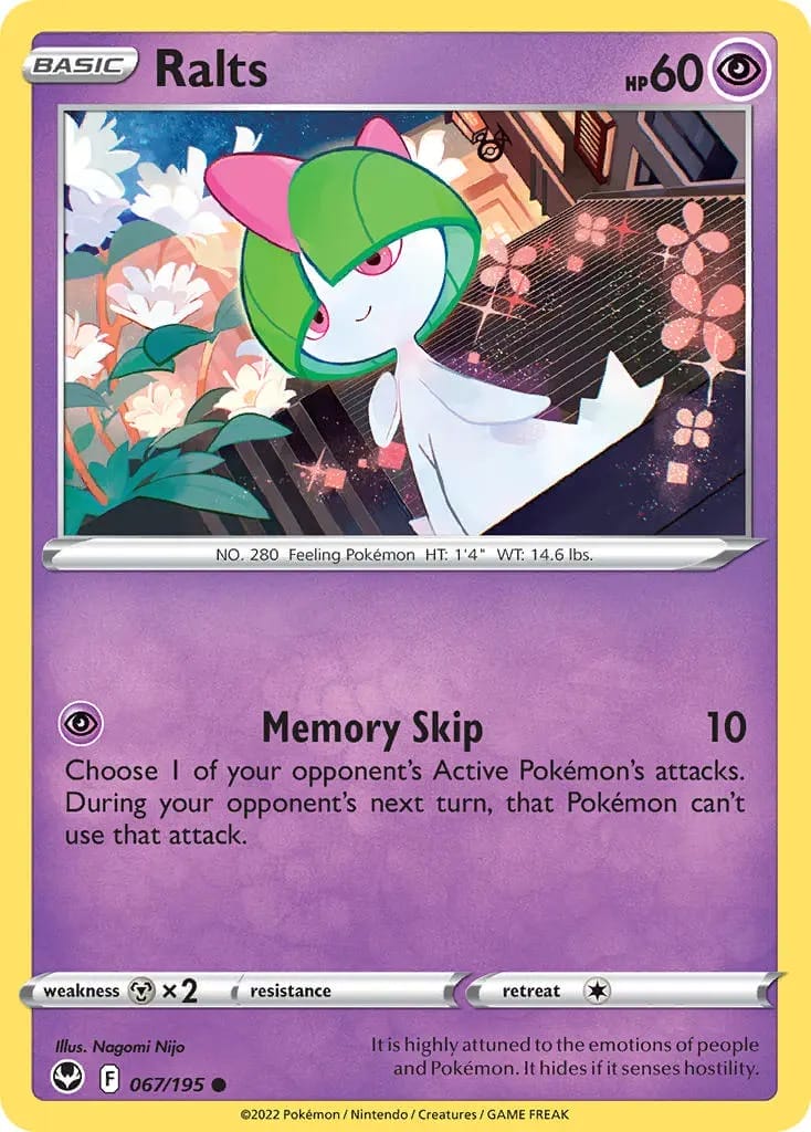 Ralts · Silver Tempest (Sit) 067