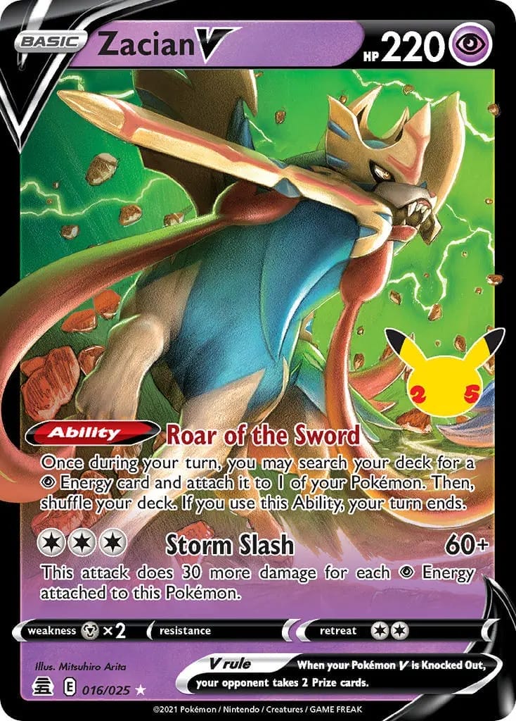 Zacian V (Celebrations – 16/25)
