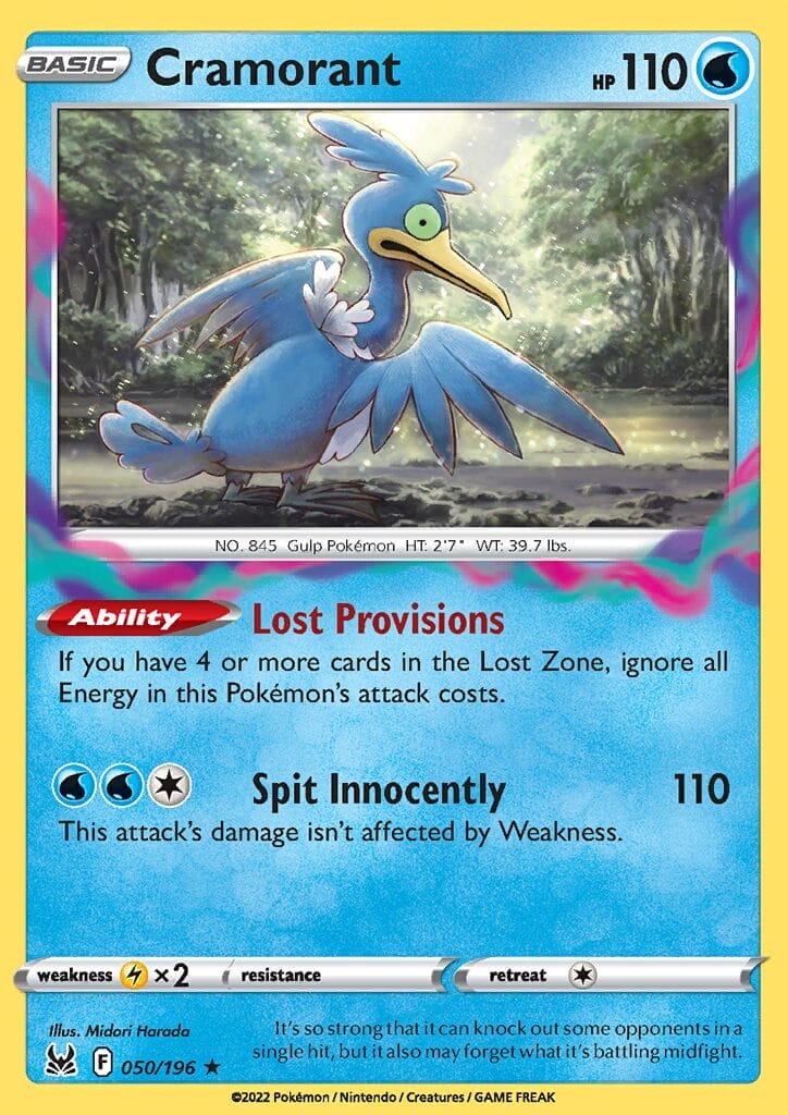 How To Play Giratina Vstar Deck - Cramorant (Lost Origin – 50/196)