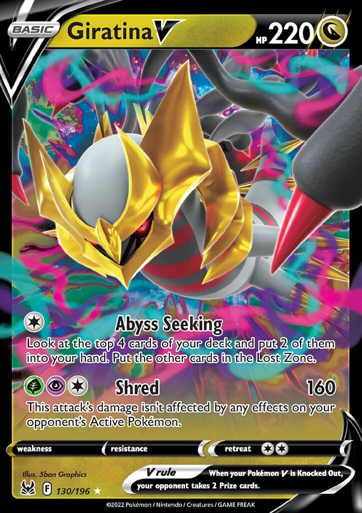 How To Play Giratina Vstar Deck - Giratina V (Lost Origin – 130/196)