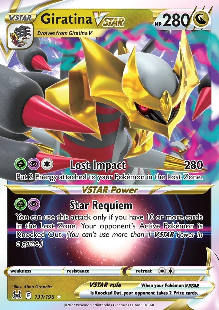 How To Play Giratina Vstar Deck - Giratina Vstar (Lost Origin – 131/196)