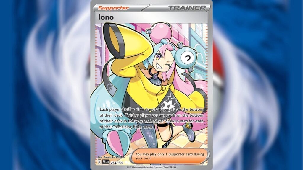 Most Valuable Cards In Paldea Evolved - Iono Ultra Rare