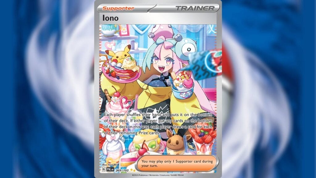Most Valuable Cards In Paldea Evolved - Iono Special Illustration Rare