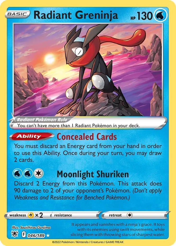 How To Play Giratina Vstar Deck - Radiant Greninja (Astral Radiance – 46/189)