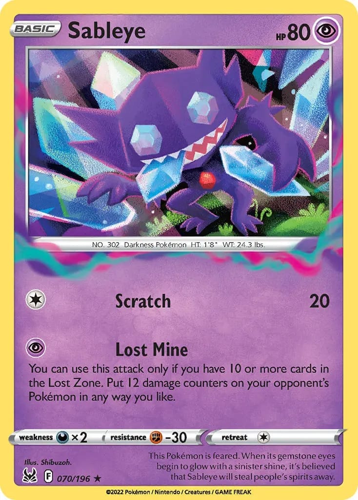 How To Play Giratina Vstar Deck - Sableye (Lost Origin – 70/196)