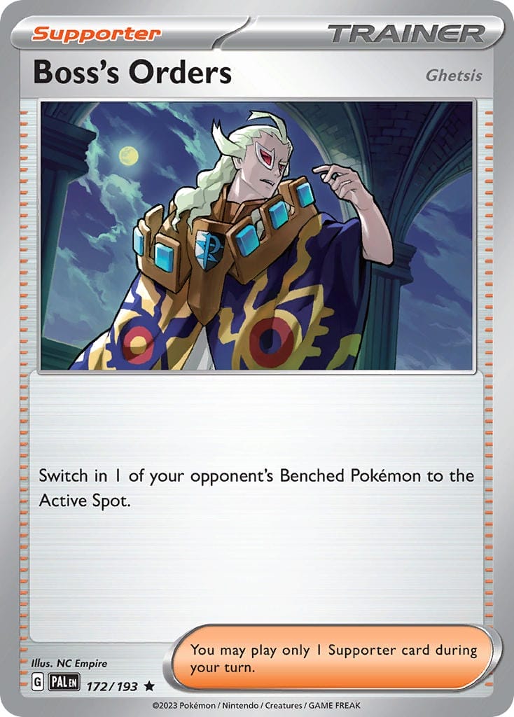 Boss's Orders Card Paldean Fates