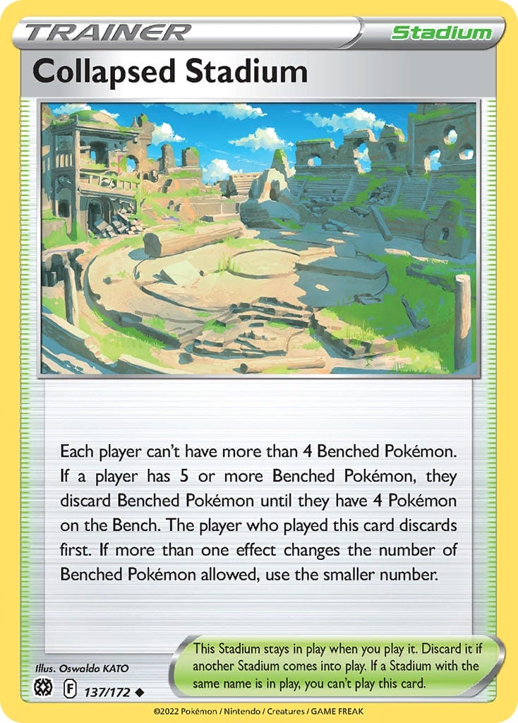 Collapsed Stadium Card Brilliant Stars