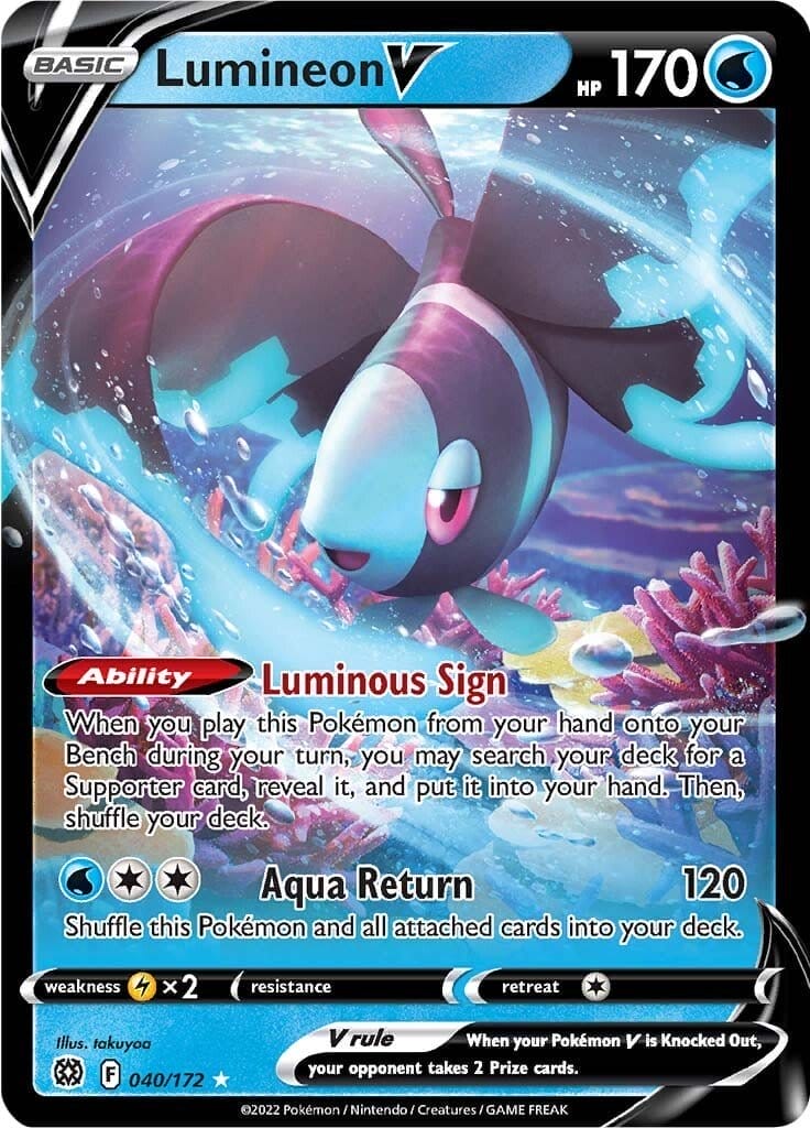 Lumineon V Card Brilliant Stars