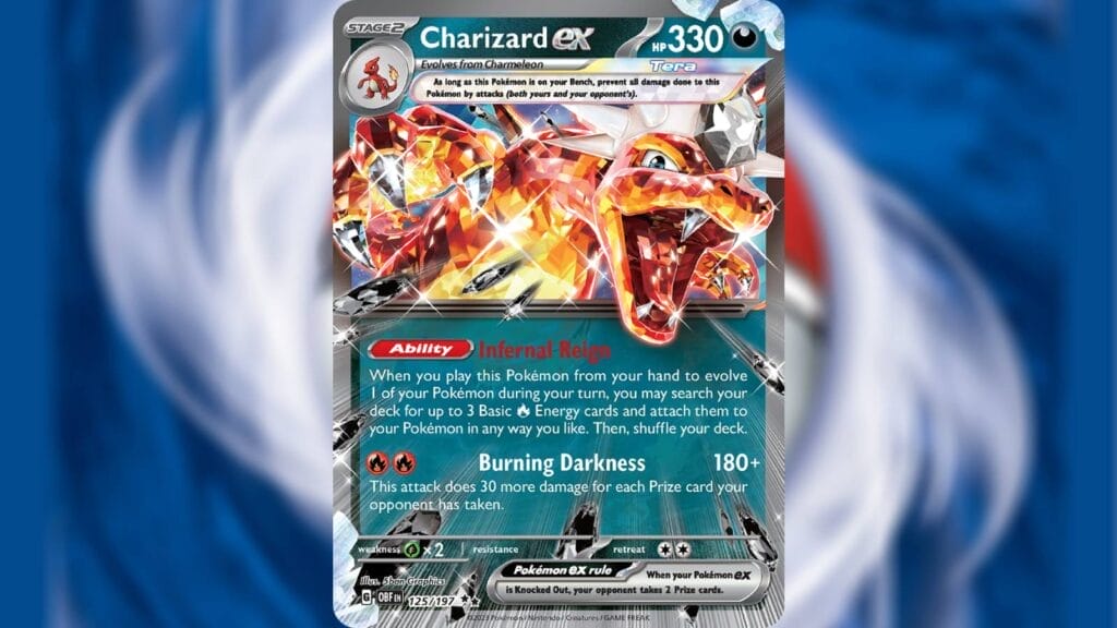 Most Valuable Cards In Obsidian Flames - Charizard Ex (Double Rare)