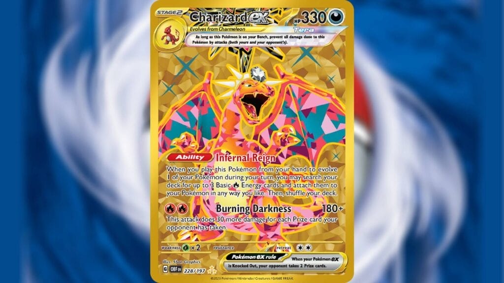 Most Valuable Cards In Obsidian Flames - Charizard Ex (Hyper Rare)