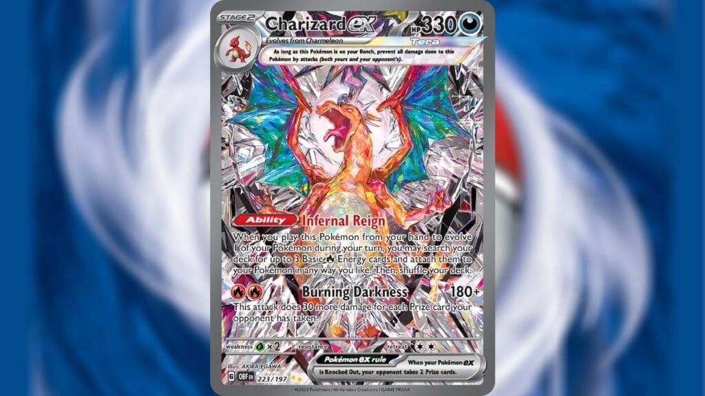 Most Valuable Cards In Obsidian Flames - Charizard Ex (Special Illustration Rare)