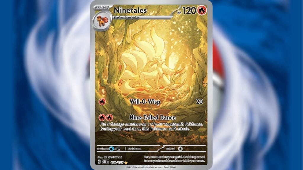 Most Valuable Cards In Obsidian Flames - Ninetales (Illustration Rare)
