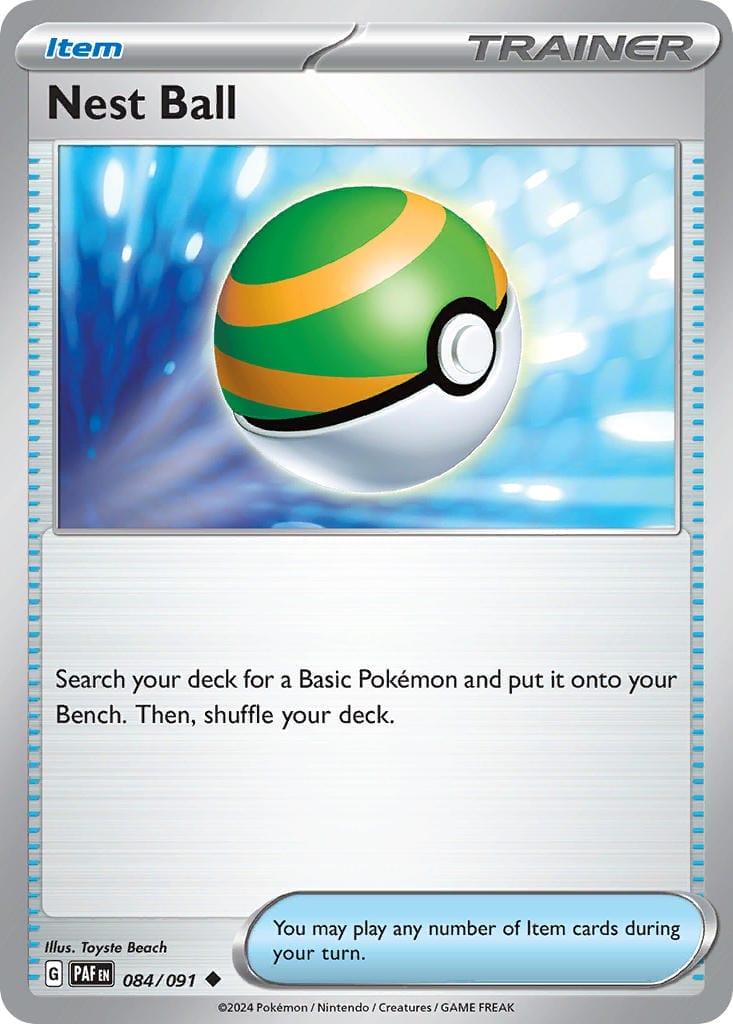 Nest Ball Card Paldean Fates