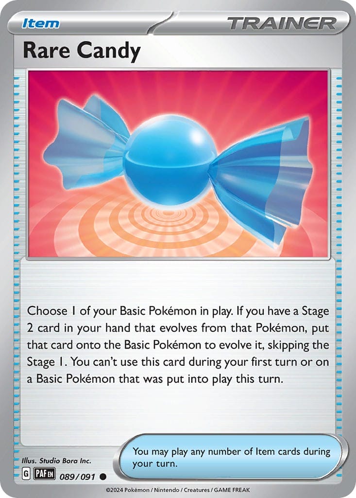 Rare Candy Card Paldean Fates