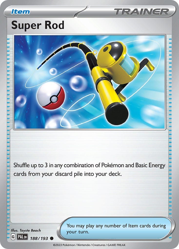 Super Rod Card Paldea Evolved