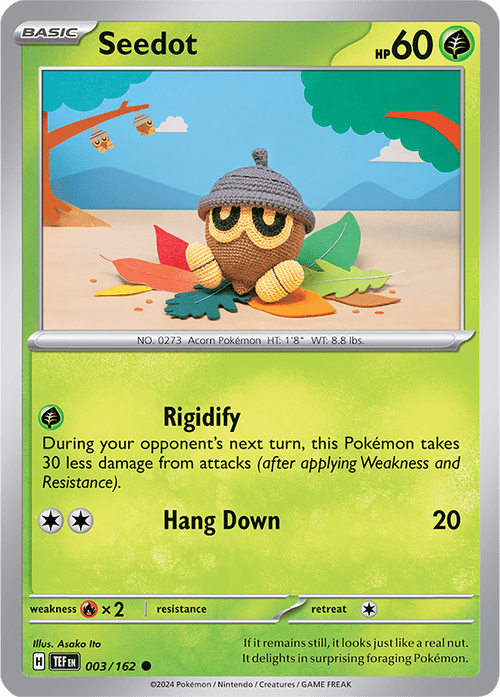 Pokemon Scarlet &Amp; Violet - Temporal Forces Cards - Seedot