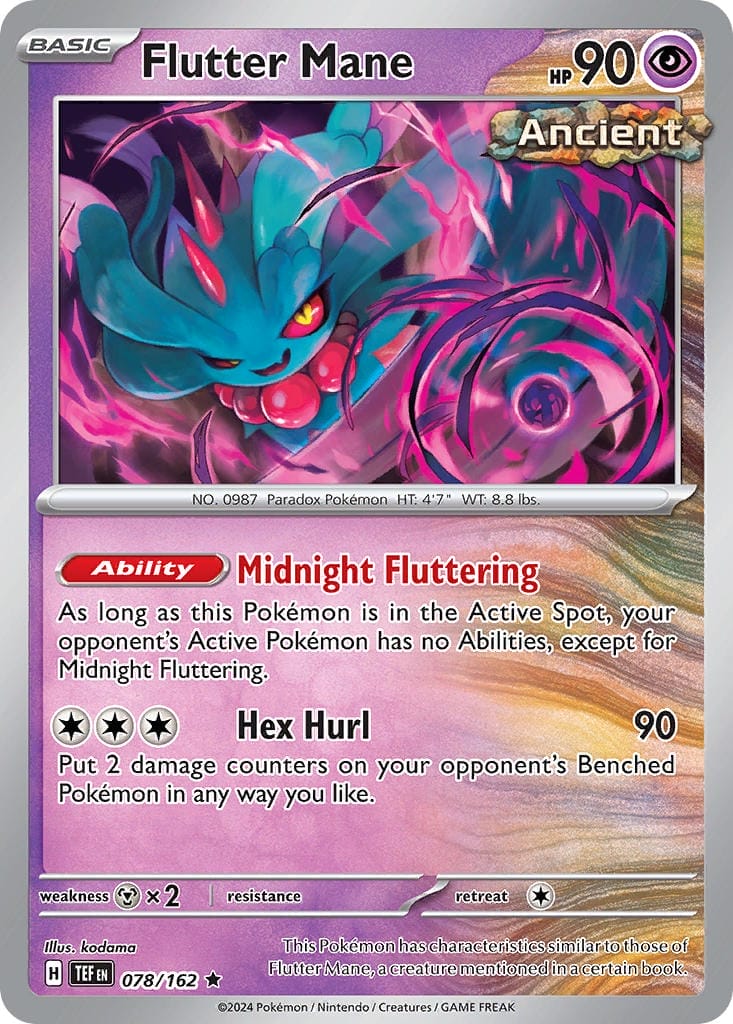 Flutter Mane Card Pokemon Tcg