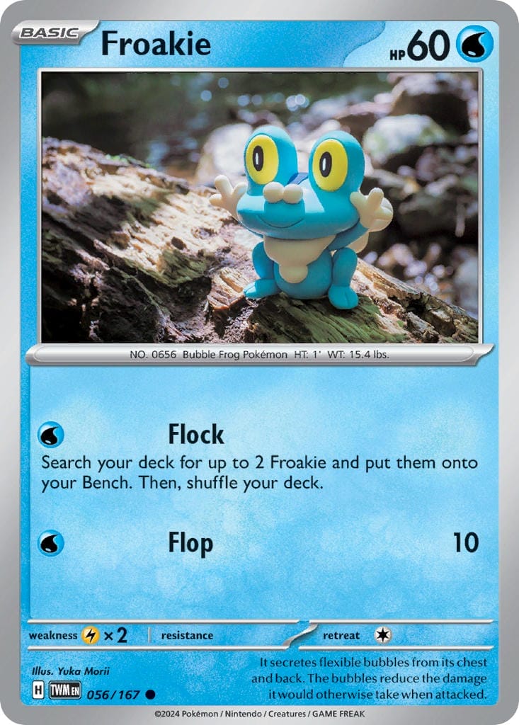 Froakie Card Pokemon Tcg