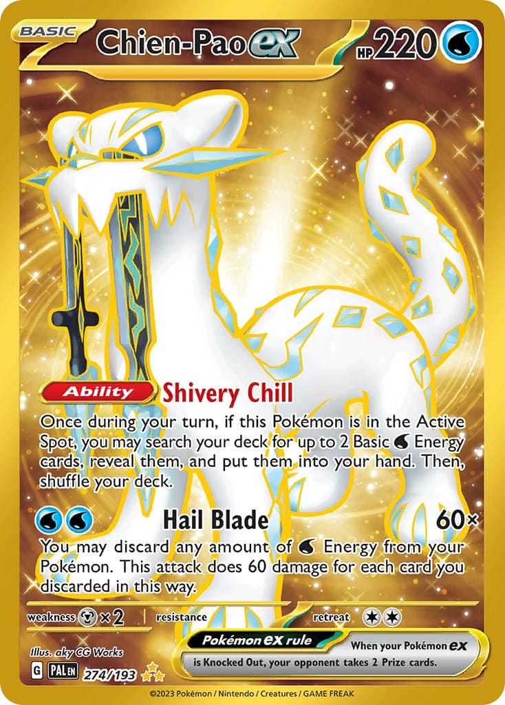 Hyper Rare Card - Chien Pao Ex