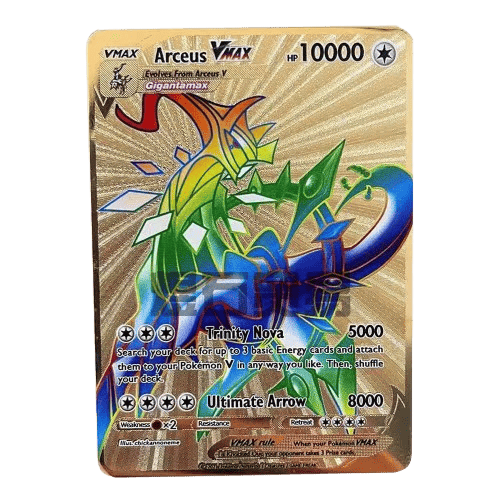 Fake Arceus Vmax Pokemon Card