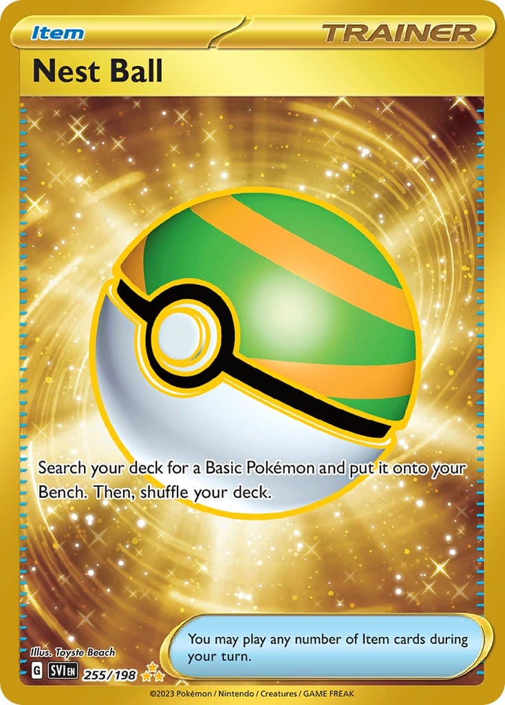 Scarlet And Violet Base Set - Nest Ball Hyper Rare
