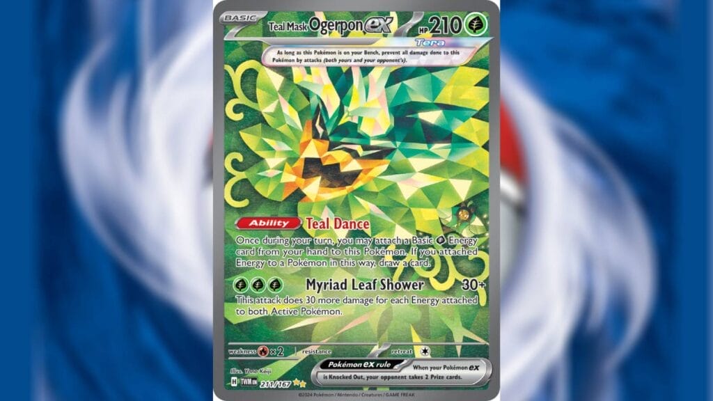 Twilight Masquerade - Teal Mask Ogerpon Ex (Special Illustration Rare)