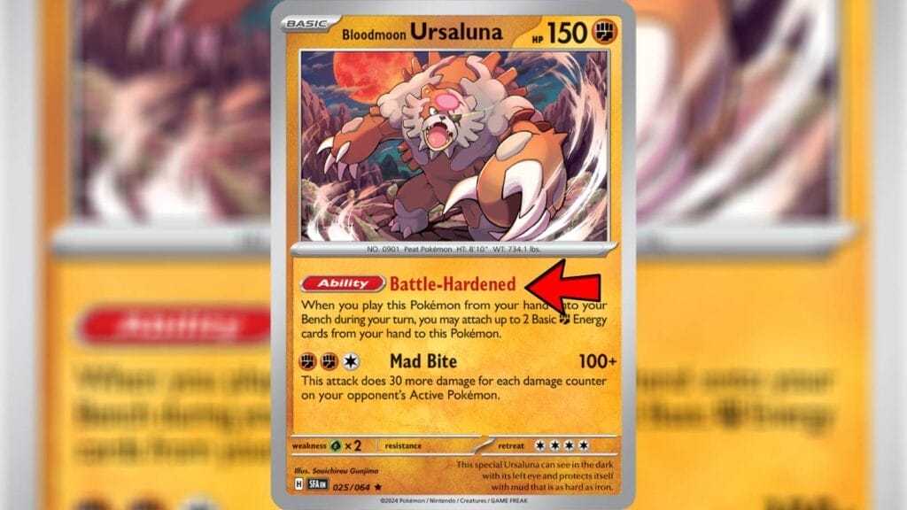 Bloodmoon Ursaluna Card From The Shrouded Fable Set