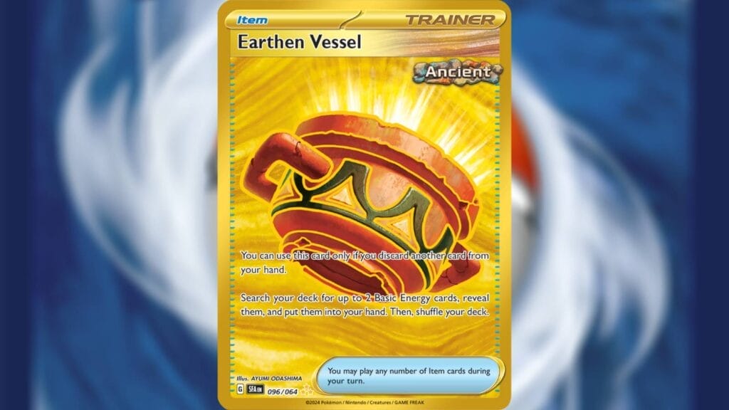 Earthen Vessel Card From Pokemon Tcg Shrouded Fable