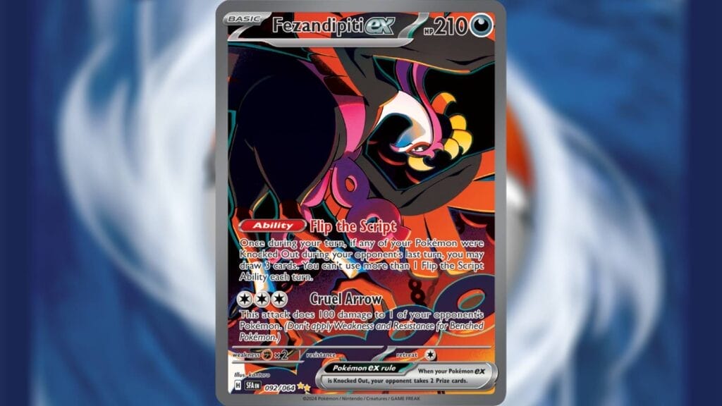 Fezandipiti Card From Pokemon Tcg Shrouded Fable