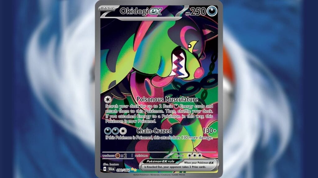 Okidogi Ex Card From Pokemon Tcg Shrouded Fable