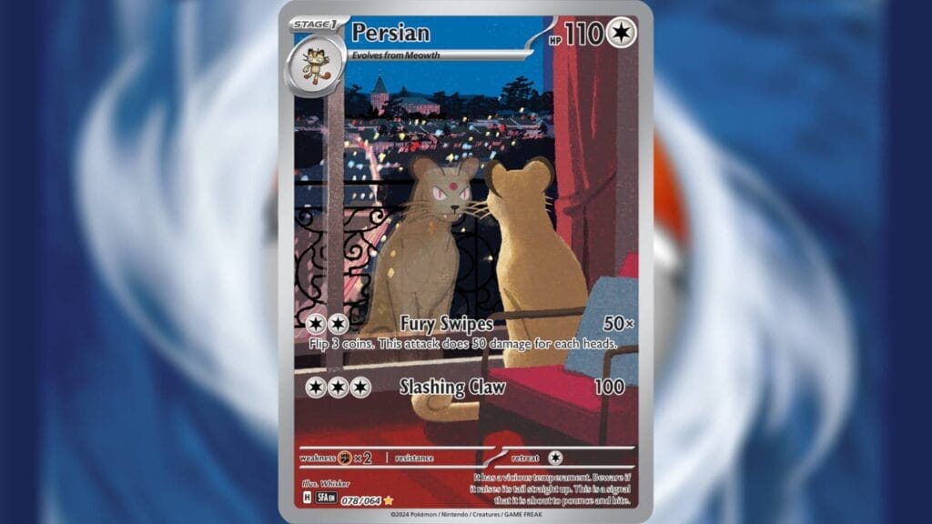Persian Card From Pokemon Tcg Shrouded Fable