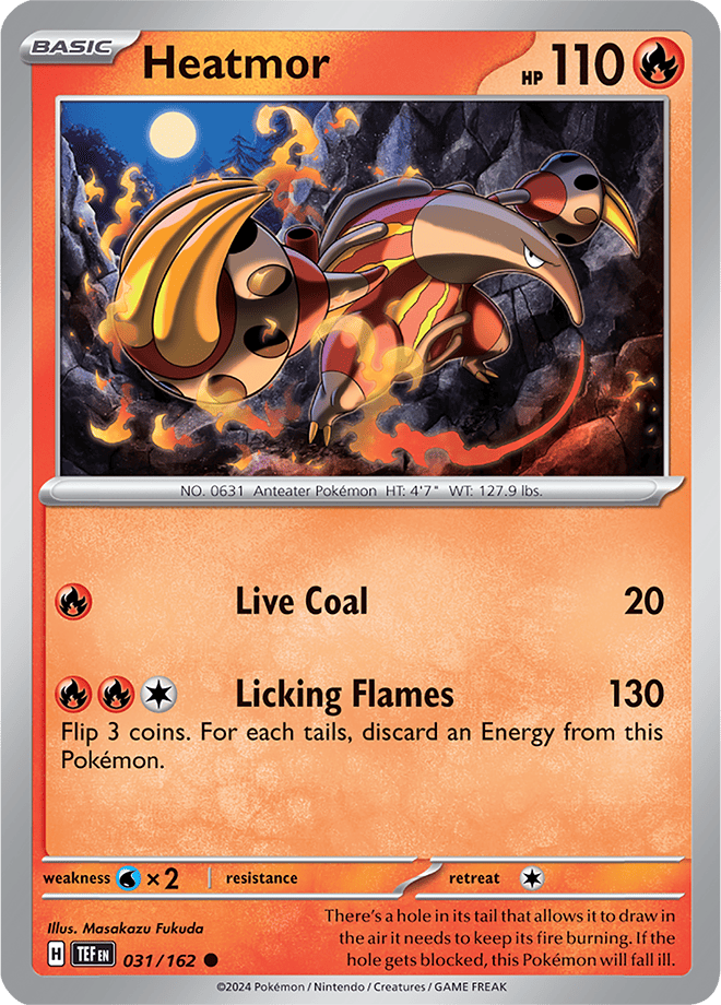 Pokemon Scarlet &Amp; Violet - Temporal Forces Cards - Heatmor