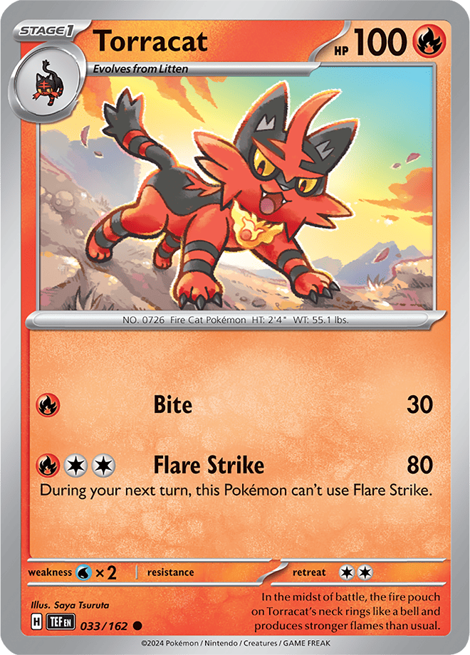 Pokemon Scarlet &Amp; Violet - Temporal Forces Cards - Torracat
