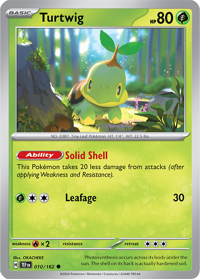 Pokemon Scarlet &Amp; Violet - Temporal Forces Cards - Turtwig