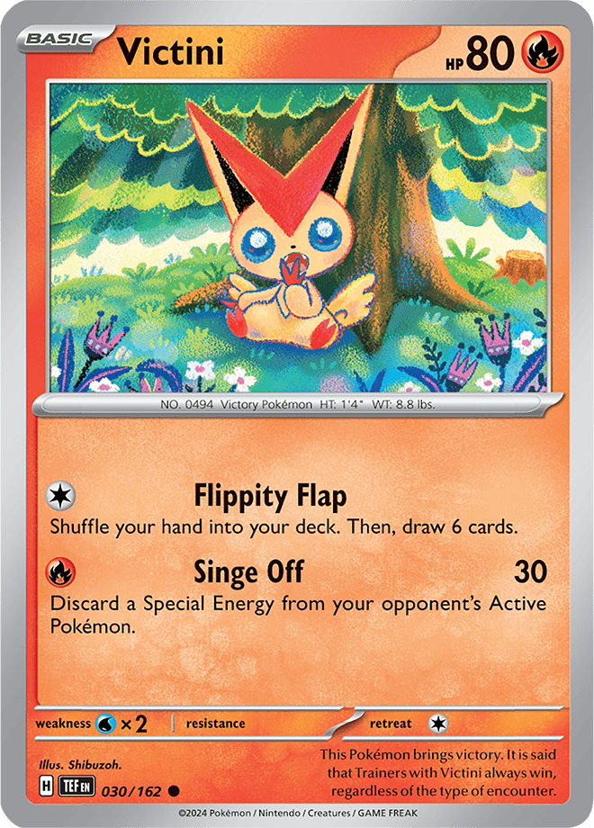 Pokemon Scarlet &Amp; Violet - Temporal Forces Cards - Victini