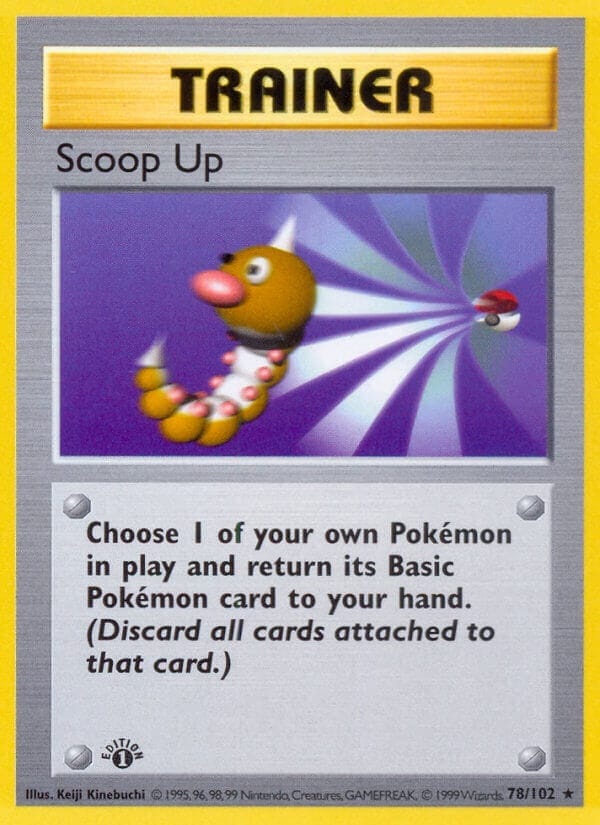 Shadowless Scoop Up From Base Set 1 Limited Edition