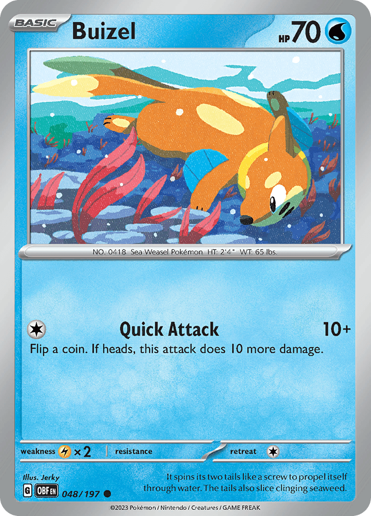 Obsidian Flames - Buizel