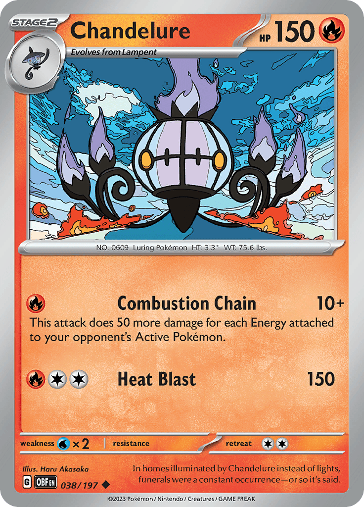 Obsidian Flames - Chandelure