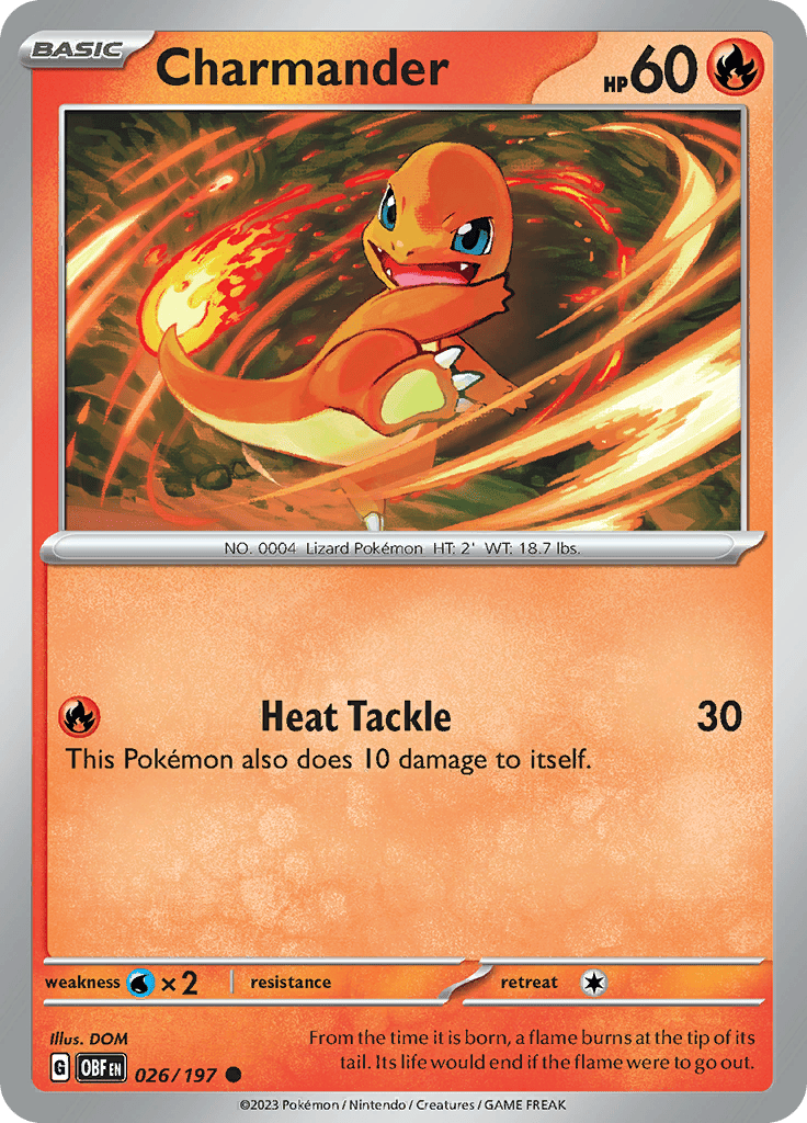 Obsidian Flames - Charmander