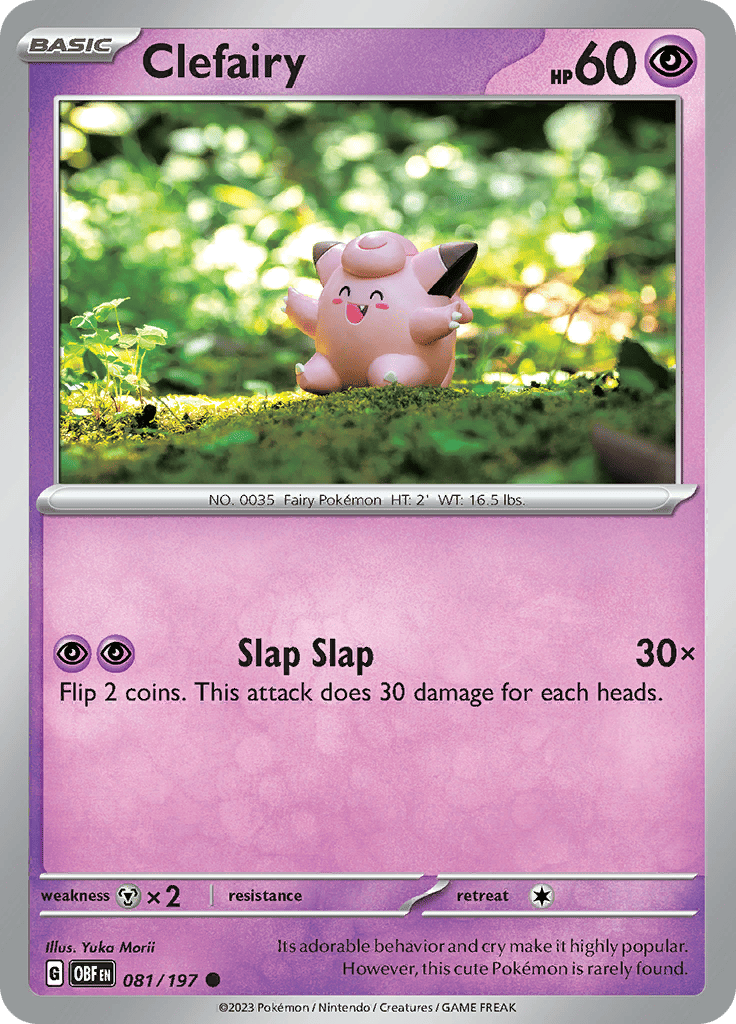 Obsidian Flames - Clefairy
