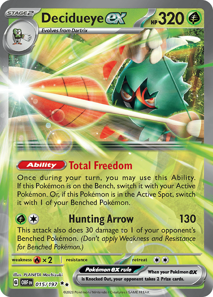Obsidian Flames - Decidueye Ex