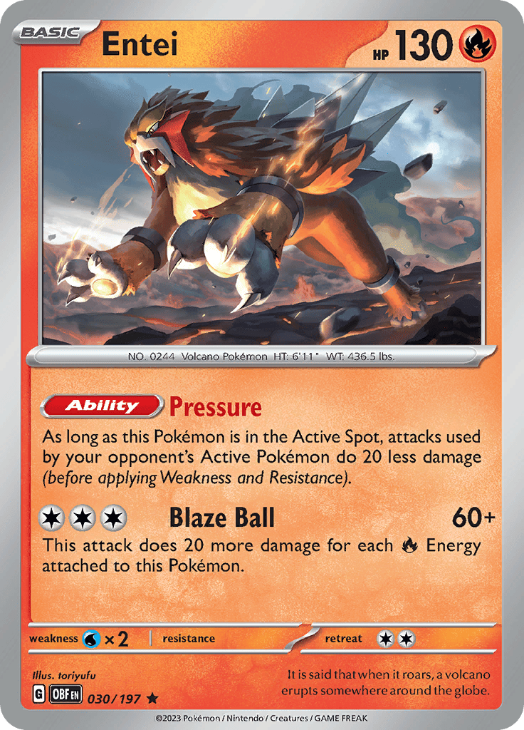 Obsidian Flames - Entei