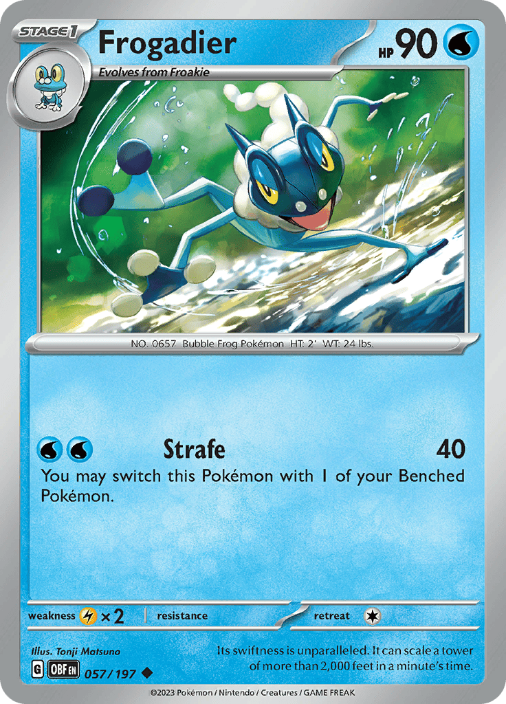 Obsidian Flames - Frogadier