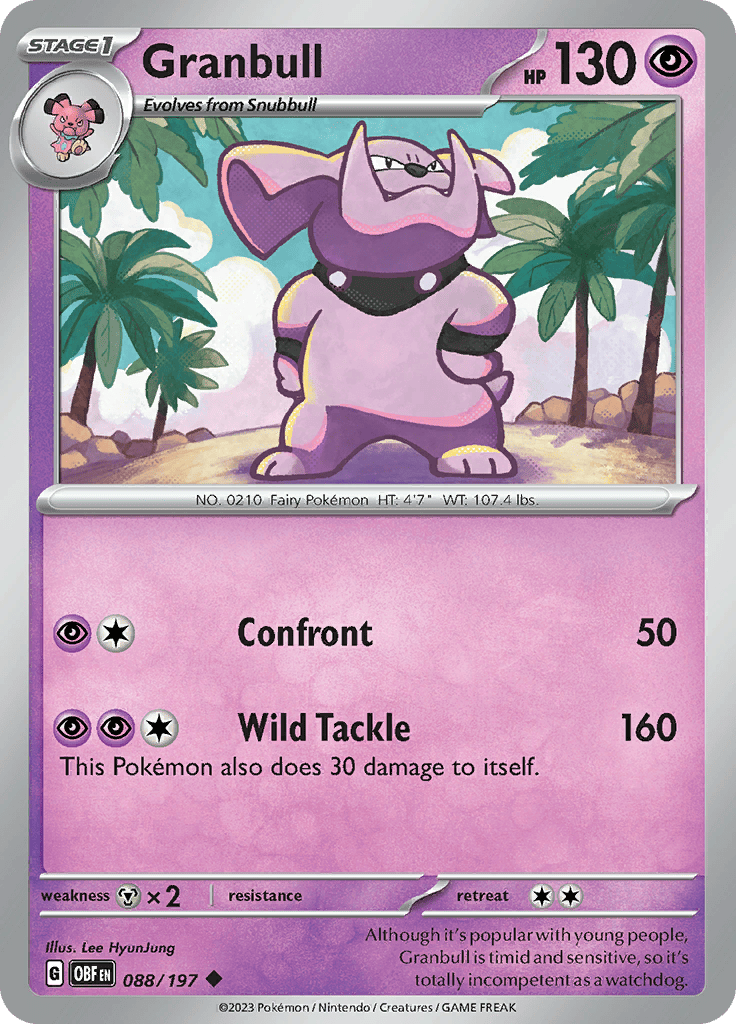 Obsidian Flames - Granbull