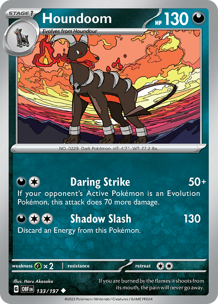Obsidian Flames - Houndoom