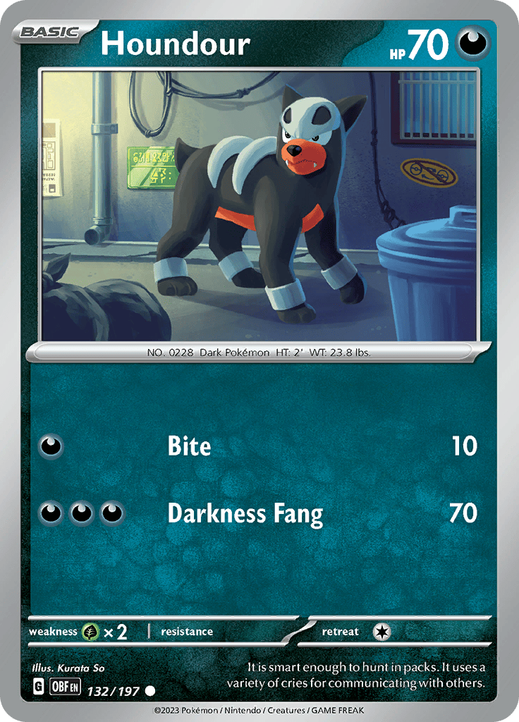 Obsidian Flames - Houndour