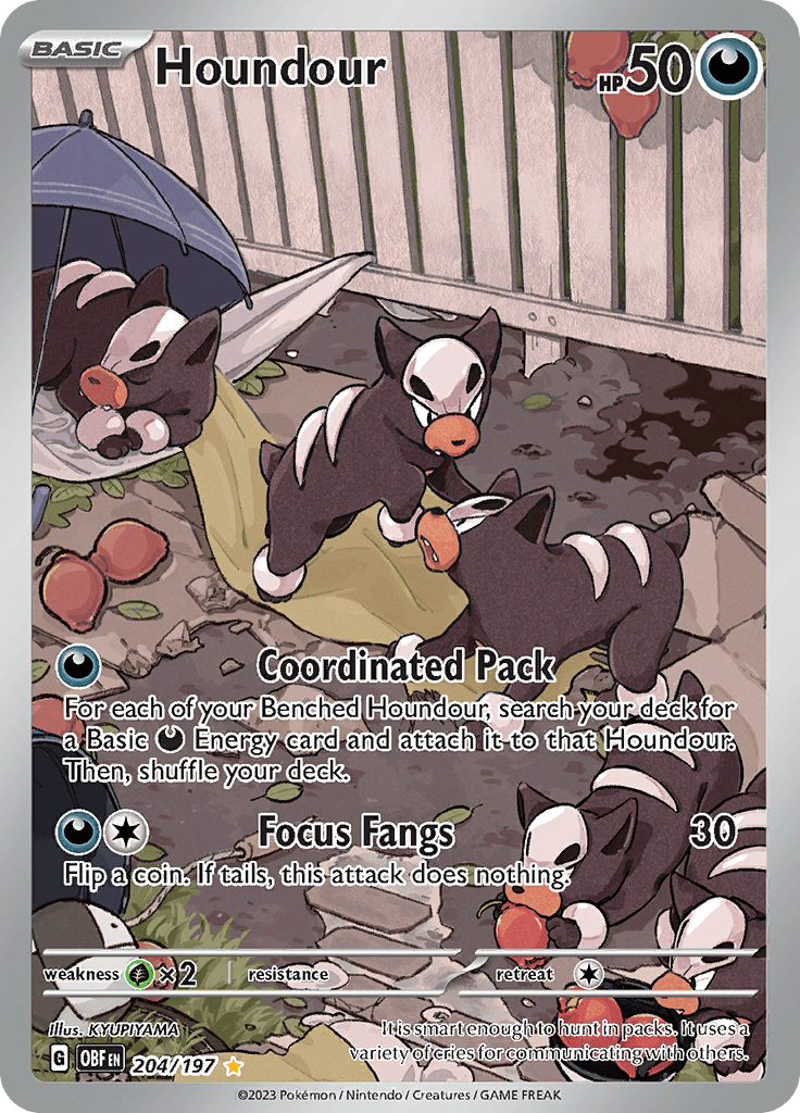 Obsidian Flames - Houndour