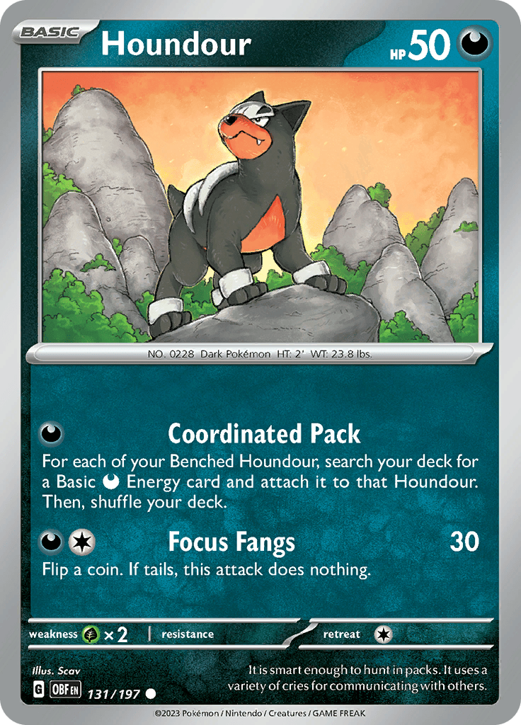 Obsidian Flames - Houndour